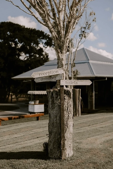 Rustic touches add to Yandina Station's historic, rural charm.
