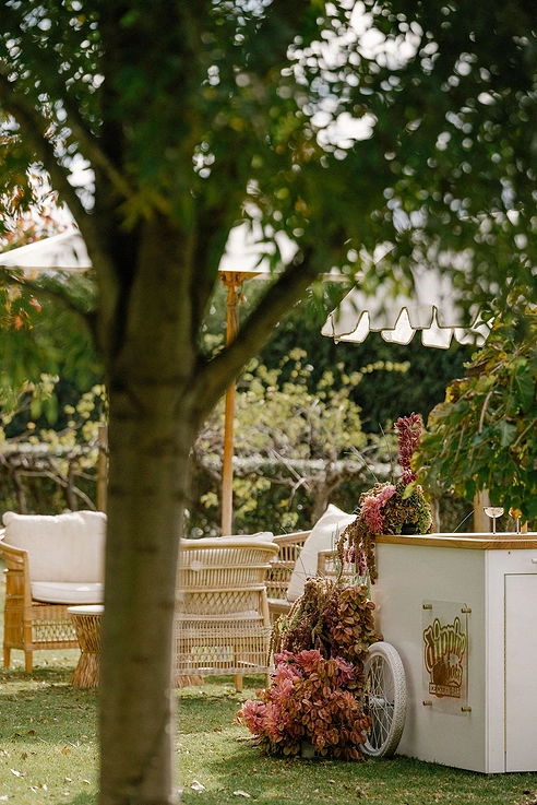 alfresco wedding in Mudgee