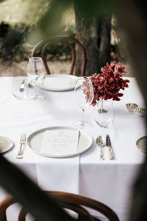 alfresco wedding in Mudgee