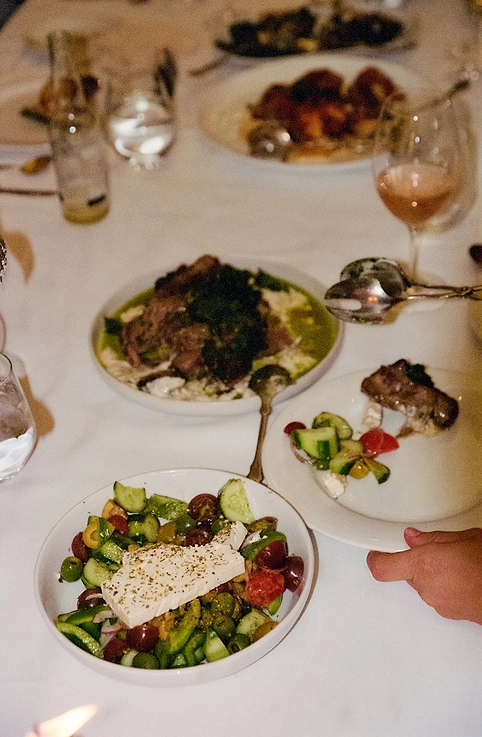 The food at Blue Wren Farm in Mudgee was one of the wedding highlights