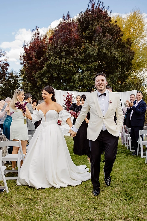 Just married at Banksia Orange