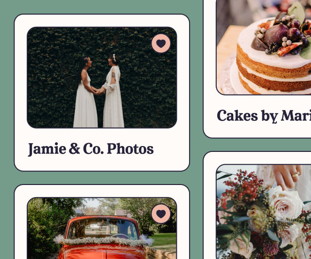 Browse Wedshed venues & vendors, save in planning hub