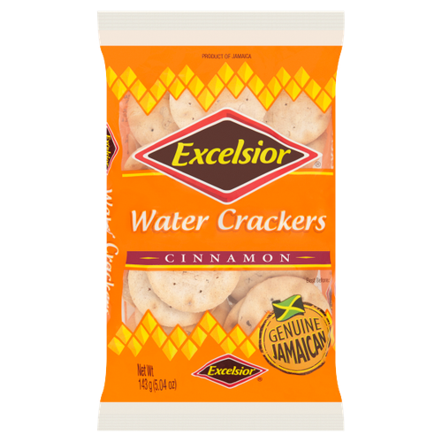 Excelsior Genuine Jamaican Water Crackers Cinnamon 143g We Get Any Stock