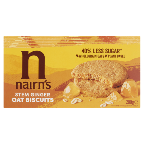 Nairn's Stem Ginger Oat Biscuits 200g