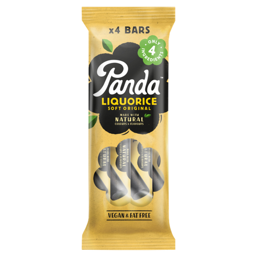 Panda Original Liquorice 4 Bars 128g