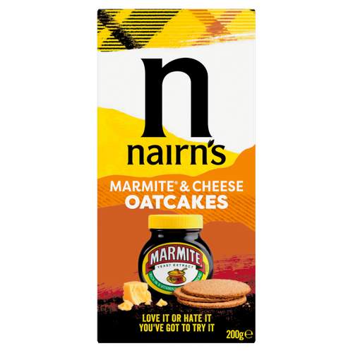 Nairn's Marmite & Cheese Oatcakes 200g