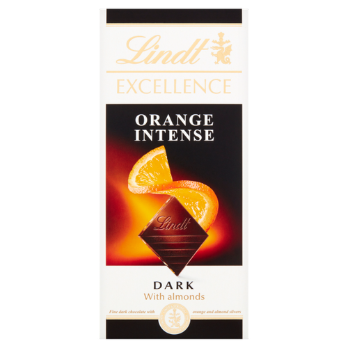 Lindt Excellence Dark Orange Chocolate Bar 100g