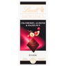 Lindt EXCELLENCE Dark Cranberry, Almond & Hazelnut Chocolate Bar 100g