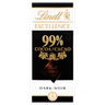 Lindt Excellence Intense Dark 99% Cocoa Chocolate Bar 50g