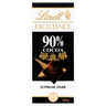 Lindt Excellence Intense Dark 90% Cocoa Chocolate Bar 100g