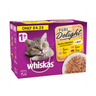 Whiskas Pure Delight Cat Food Pouches Poultry in Jelly 12 x 85g PMP £4.25