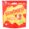 Starburst Fave Reds Fruit Chews Sweets Pouch Bag 196g