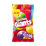 Skittles Giants Vegan Chewy Sweets Fruit Flavoured Treat Bag PMP £1.25 116g