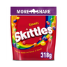 Skittles Vegan Chewy Sweets Fruit Flavoured Sharing Pouch Bag 318g