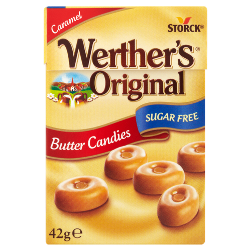 Werther's Original Sugar Free Caramel Butter Candies 10 x 42g