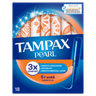 Tampax Pearl Super Plus Tampons With Applicator X 18