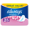 Always Sensitive Long Ultra (Size 2) Sanitary Towels Wings 12 Pads