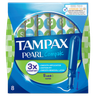 Tampax Pearl Compak Super Tampons With Applicator X 8