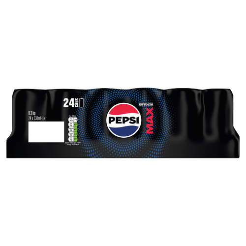 Pepsi Max No Sugar Can 24x330ml