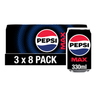 Pepsi Max No Sugar Cola Can 8x330ml