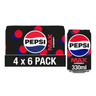 Pepsi Max Cherry No Sugar Cola Can 6 x 330ml