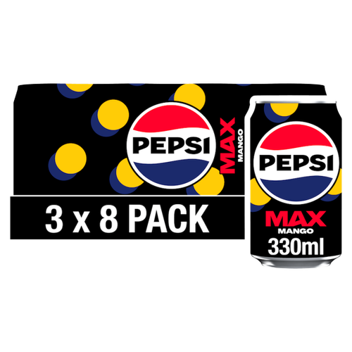 Pepsi Max Mango 8 x 330ml