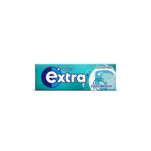 Extra Cool Breeze Chewing Gum Sugar Free 10 pieces