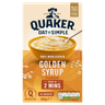 Quaker Oat So Simple Golden Syrup Porridge Sachets 10x36g