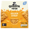 Quaker Porridge To Go Golden Syrup Breakfast Bars 8x55g