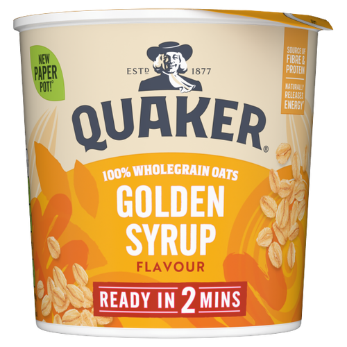 Quaker Oat So Simple Golden Syrup Porridge Pot 57g