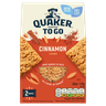 Quaker Porridge To Go Cinnamon Breakfast Bars 2x55g