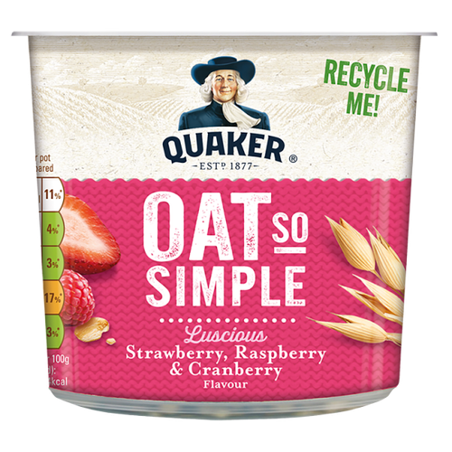 Quaker Oat So Simple Mixed Berries Porridge Pot 57g