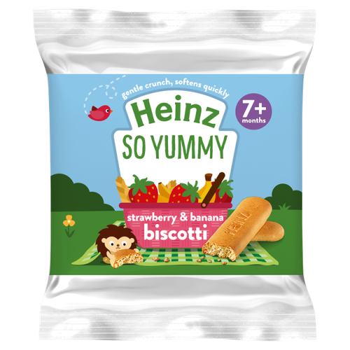 Heinz Strawberry & Banana Biscotti 7m+ 60g We Get Any Stock