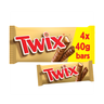 Twix Chocolate Biscuit Snack Size Twin Bars Multipack 4 x 40g