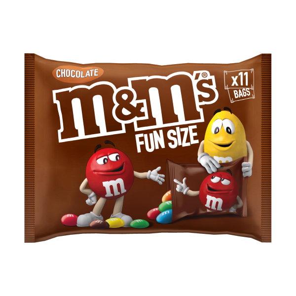 M&M's Peanut Chocolate Fun Size Bags Multipack 11 x 20g - We Get Any Stock