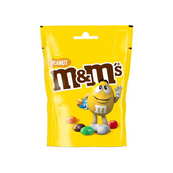  M&M's Peanut Chocolate Pouch 125 g : Grocery & Gourmet