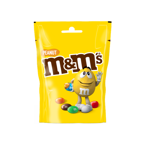  M&M's Peanut Chocolate Pouch 125 g : Grocery & Gourmet