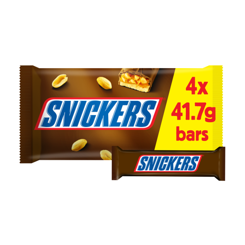 Snickers Chocolate Bars Multipack 4 x 41.7g