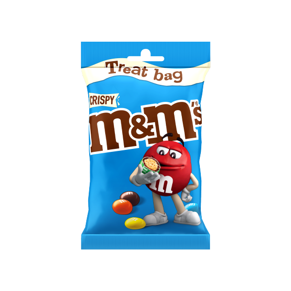 M&M's Crispy Chocolate Treat Bag 77g - We Get Any Stock