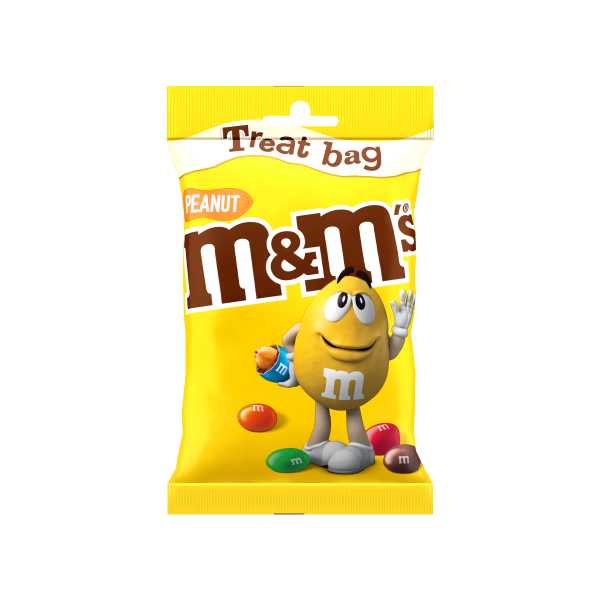 M&M's Peanut Chocolate Treat Bag 82g x 16