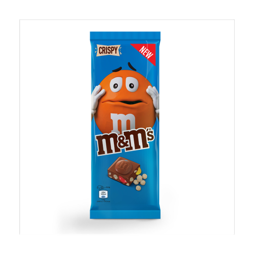 M&M's Crispy Milk Chocolate Bar, 150g 