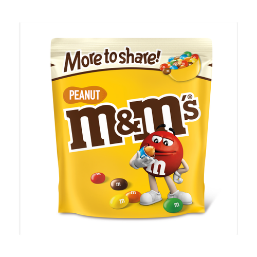 M&M's Peanut Chocolate More to Share Pouch Bag 268g