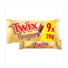 Twix Chocolate Biscuit Fingers Multipack 9 x 20g (180g)
