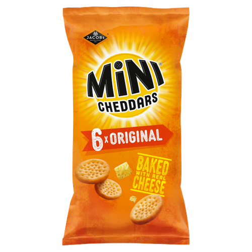 Jacob's Mini Cheddars Original 6x23g