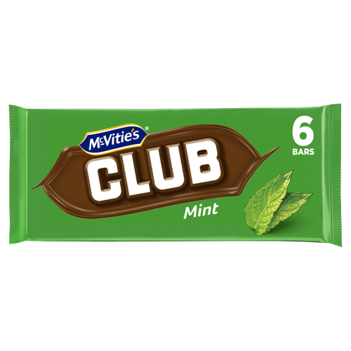 McVitie's Club Mint 6x136g