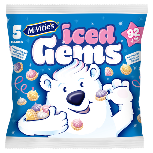 McVitie's Iced Gems Multibags 5x23g