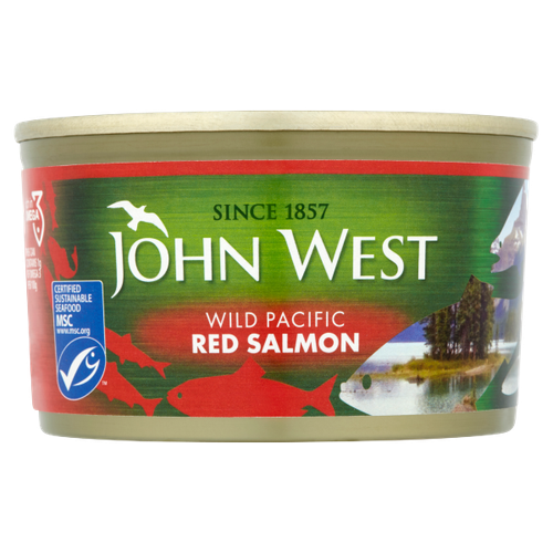 John West Wild Pacific Red Salmon 213g