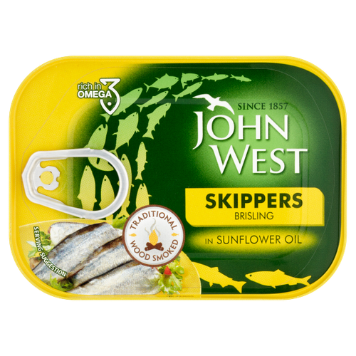 John West Skippers Brisling in Sunflower Oil 106g