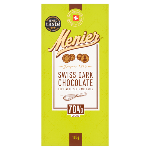 Menier Swiss Dark Chocolate 100g