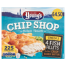 Young's Chip Shop Battered 4 Fish Fillets £4.50 400g